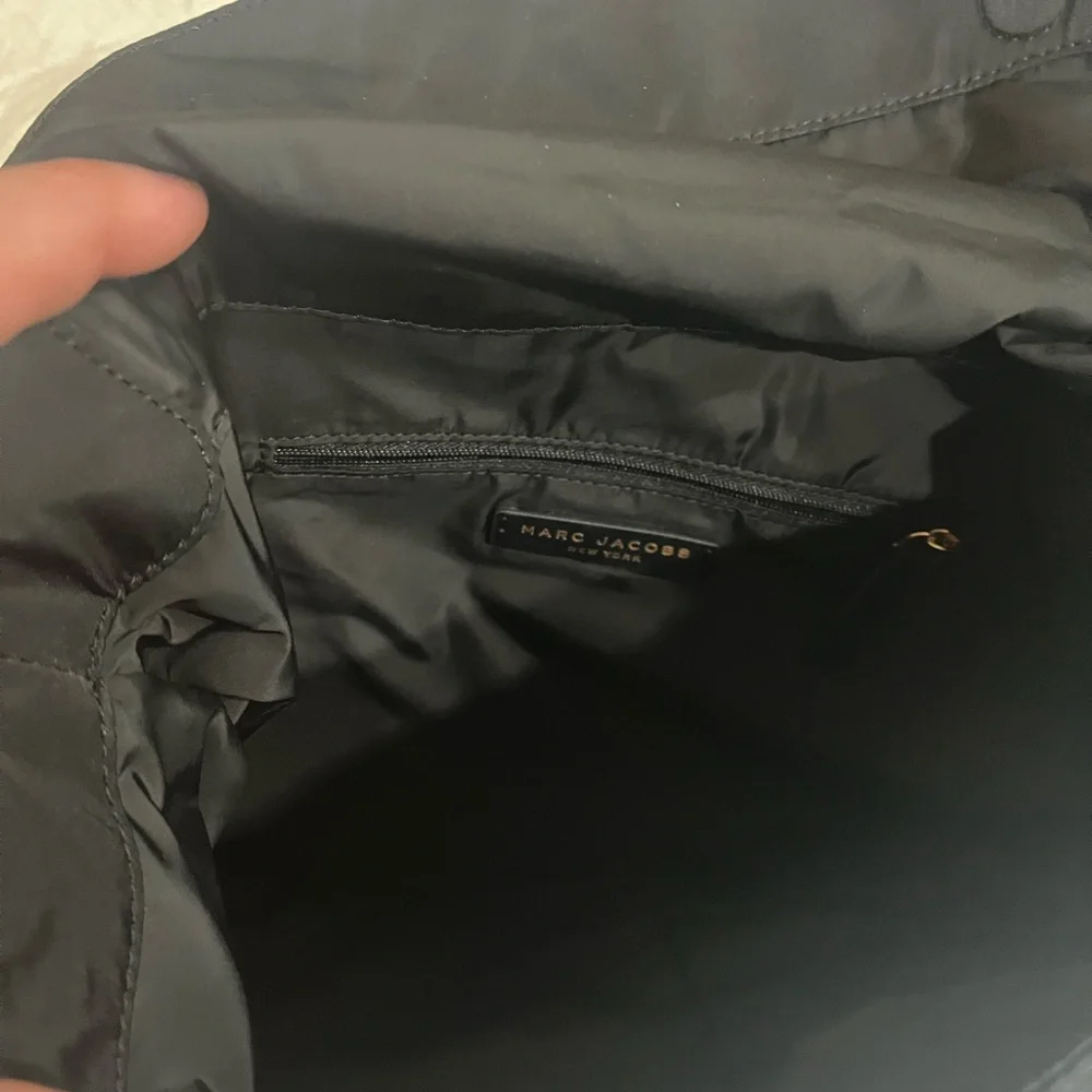 Marc Jacobs Black Shoulder Bag with Gold Accents - Picture 5 of 5